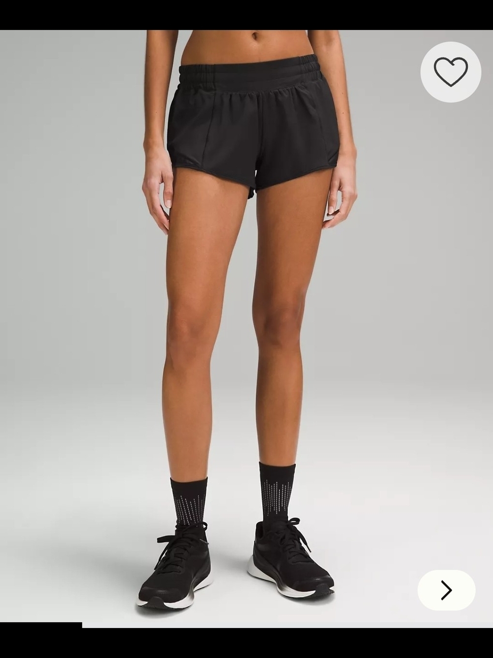 Women’s Black Running Shorts
